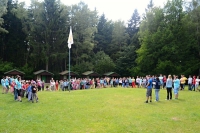 Nástup na letním táboře Kazimírka 2013